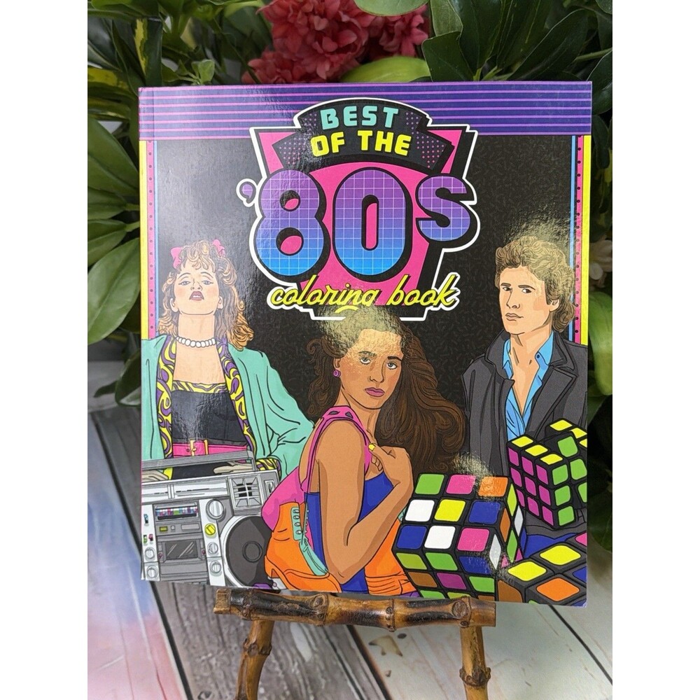 NEW Best of the 80s Coloring Book Adult Retro Pop Culture Walter Foster